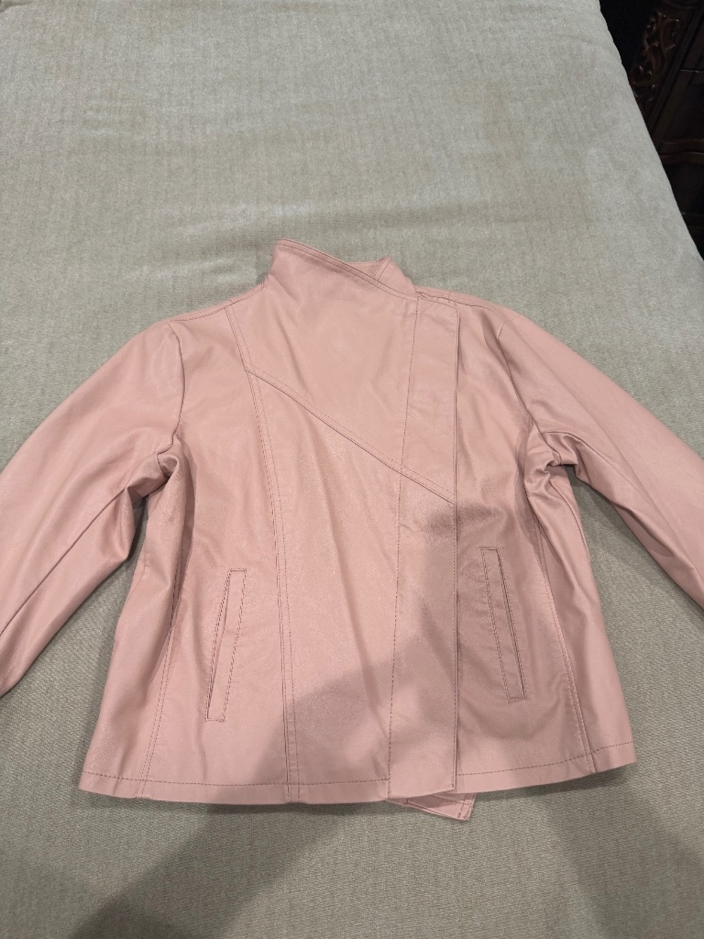 Target faux leather jacket